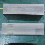 Vacuum diffusion welding of stainless steel microchannel heat exchanger