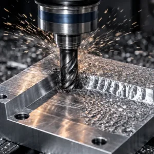 CNC machining chatter causing vibration and uneven surface finish during milling