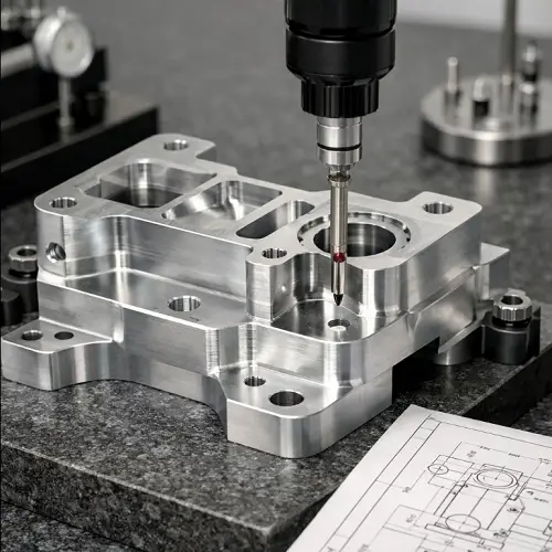CMM inspection measuring individual dimensions on a CNC machined part that later fails during assembly