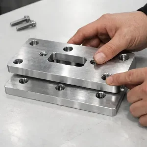 Bolt hole pattern misalignment on a CNC machined plate during assembly