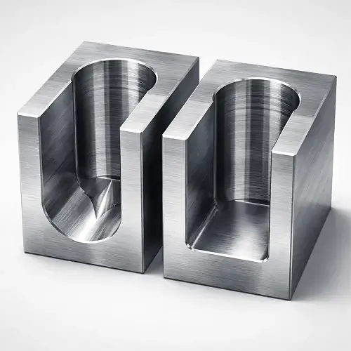 Comparison of drill point bottom and flat bottom blind holes in CNC machined aluminum parts