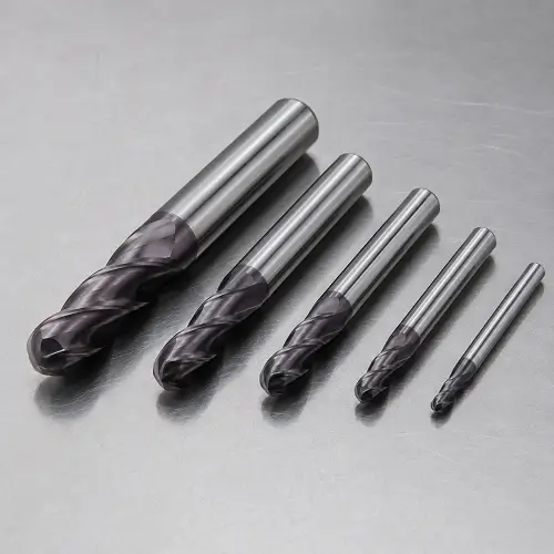 Ball nose cutters for CNC machining curved surfaces