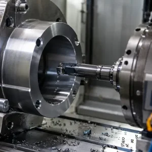 CNC boring machining process