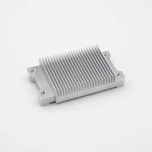 CNC machined aluminum heat sink
