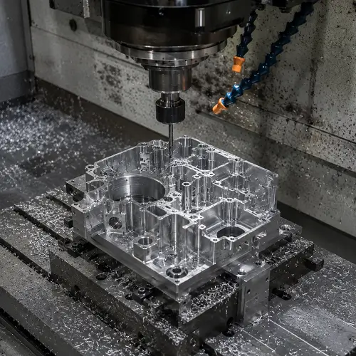 CNC milling a complex aluminum housing with deep pockets and thin walls