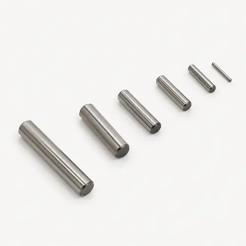 Steel dowel pins for CNC machined parts